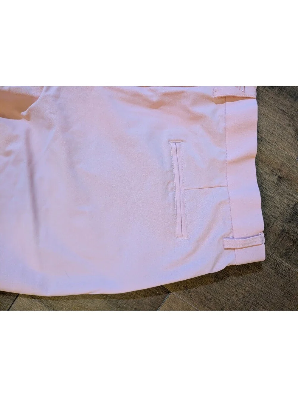 Maelreg ProFlex Golf Shorts Men's 38 x 9 Light Pink Perf Stretch Flat Front
